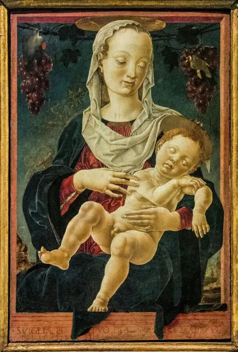 Framed Print : Madonna of the Zodiac (Madonna dello zodiaco), 1459-1461. Creator: Tura, Cosimo (before 1431-1495) Framed Print : Madonna of the Zodiac (Madonna dello zodiaco), 1459-1461. Creator: Tura, Cosimo (before 1431-1495)