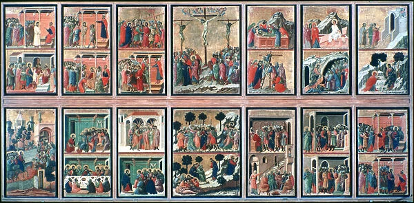Maesta, (Stories of the Passion), 1308-1311. Artist: Duccio di Buoninsegna
