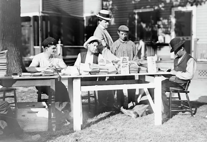 Framed Print : Magazine of Self-Master Colony, between c1910 and c1915. Creator: Bain News Service Framed Print : Magazine of Self-Master Colony, between c1910 and c1915. Creator: Bain News Service