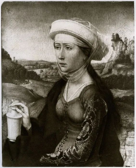 Framed Print : Magdalen, (1927). Artist: Hans Memling Framed Print : Magdalen, (1927). Artist: Hans Memling