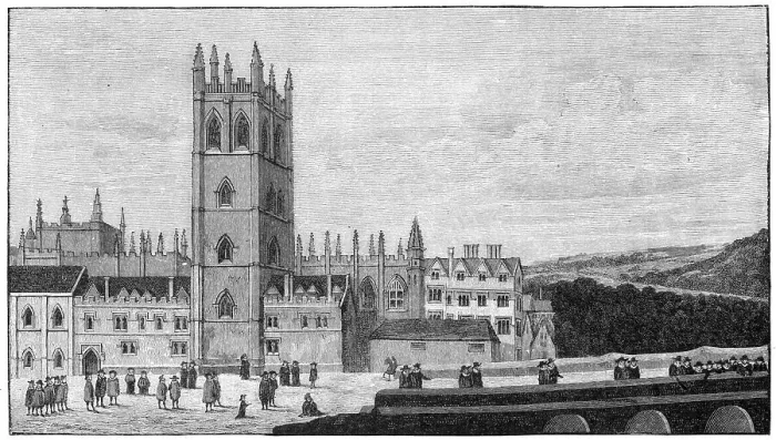 Framed Print : Magdalen College, Oxford, 17th century, (1894) Framed Print : Magdalen College, Oxford, 17th century, (1894)