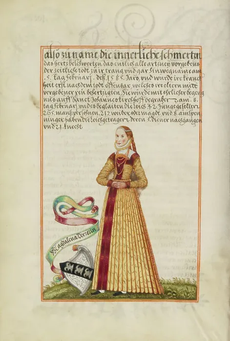Framed Print : Magdalena Derrer, about 1626-1711. Creator: Unknown Framed Print : Magdalena Derrer, about 1626-1711. Creator: Unknown