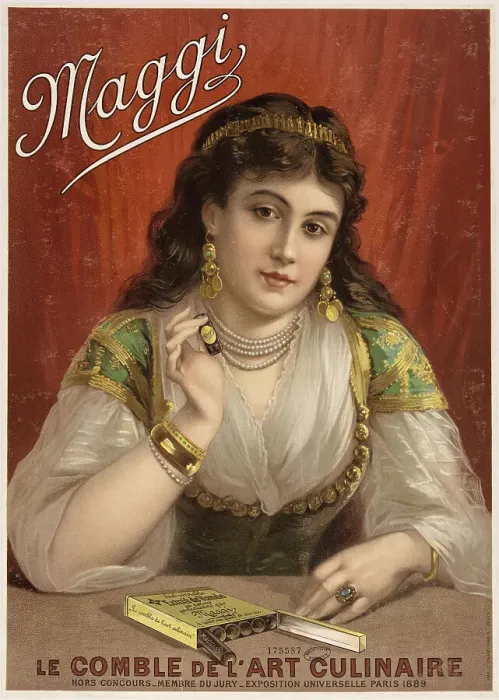 Framed Print : Maggi. Le comble de l'art culinaire, 1894. Creator: Anonymous Framed Print : Maggi. Le comble de l'art culinaire, 1894. Creator: Anonymous