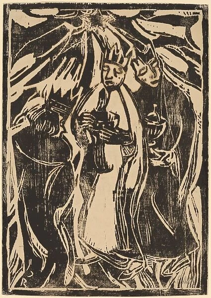 The Magi, c. 1910. Creator: Christian Rohlfs