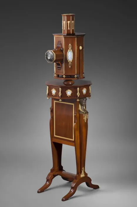 Framed Print : Magic lantern, c. 1790. Creator: Anonymous master Framed Print : Magic lantern, c. 1790. Creator: Anonymous master