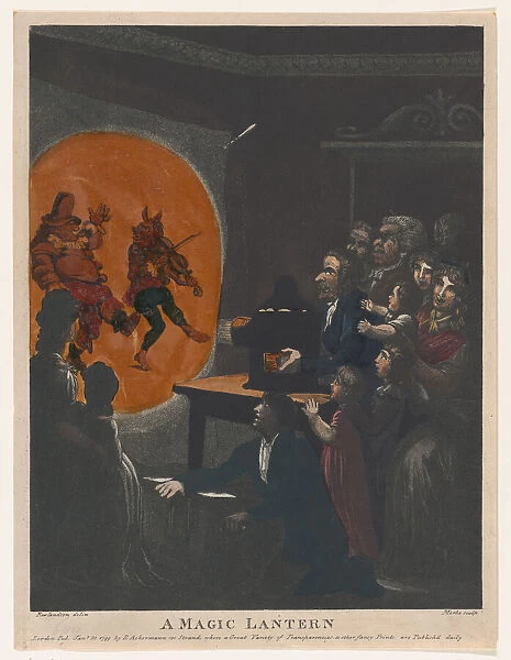 A Magic Lantern, January 30, 1799. Creator: Henri Merke