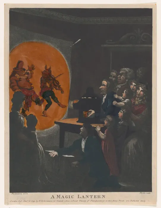 Framed Print : A Magic Lantern, January 30, 1799. Creator: Henri Merke Framed Print : A Magic Lantern, January 30, 1799. Creator: Henri Merke