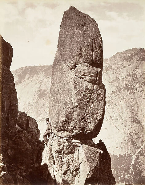 Magic Tower, Yosemite, ca. 1872, printed ca. 1876. Creator: Attributed to Carleton E