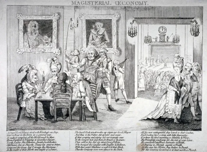 Framed Print : Magisterial oeconomy... 1779. Artist: John Nixon Framed Print : Magisterial oeconomy... 1779. Artist: John Nixon