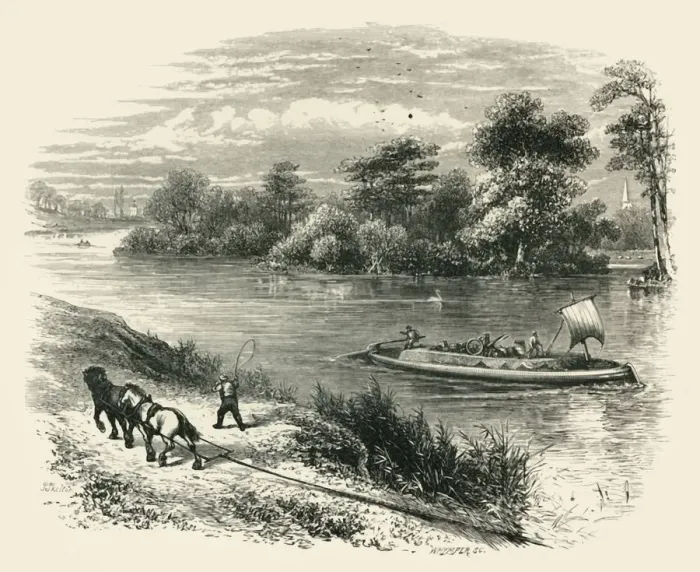Framed Print : Magna Charta Island, c1870 Framed Print : Magna Charta Island, c1870