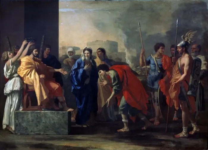 Framed Print : The Magnanimity of Scipio Africanus, 1640. Artist: Nicolas Poussin Framed Print : The Magnanimity of Scipio Africanus, 1640. Artist: Nicolas Poussin