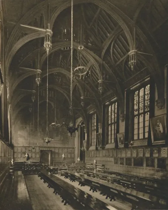 Framed Print : Within The Magnificent Hall of Lincolns Inn, c1935. Creator: Unknown Framed Print : Within The Magnificent Hall of Lincolns Inn, c1935. Creator: Unknown