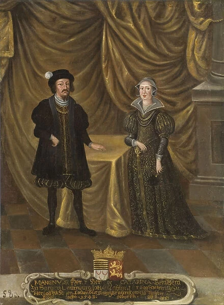 Magnus I (1470-1543), Duke of Saxe-Lauenburg and Catherine of Brunswick-Wolfenbuttel (1488-1563), Du