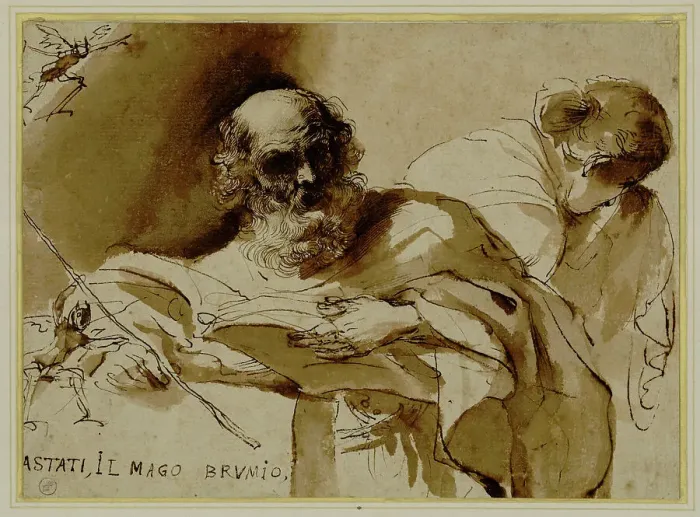 Framed Print : Mago Brumio. Creator: Guercino (1591-1666) Framed Print : Mago Brumio. Creator: Guercino (1591-1666)