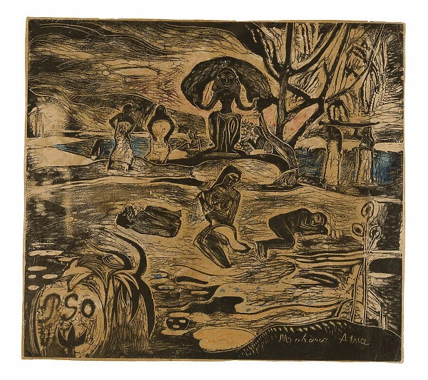 Mahana atua (Day of the God), 1894  /  95. Creator: Paul Gauguin