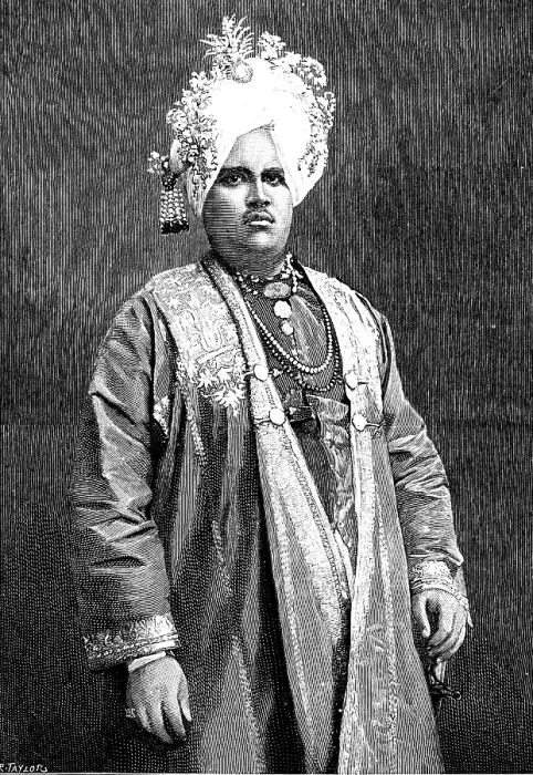 Framed Print : The Maharajah of Kapurthala, Punjaub, 1890. Creator: R. Taylor Framed Print : The Maharajah of Kapurthala, Punjaub, 1890. Creator: R. Taylor