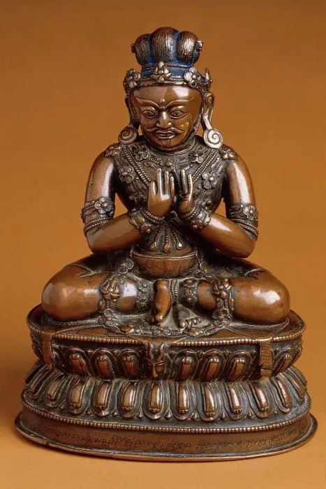 Framed Print : The Mahasiddha (Great Adept) Virupa, 837-909 (image 1 of 2), 15th century. Creator: Unknown Framed Print : The Mahasiddha (Great Adept) Virupa, 837-909 (image 1 of 2), 15th century. Creator: Unknown