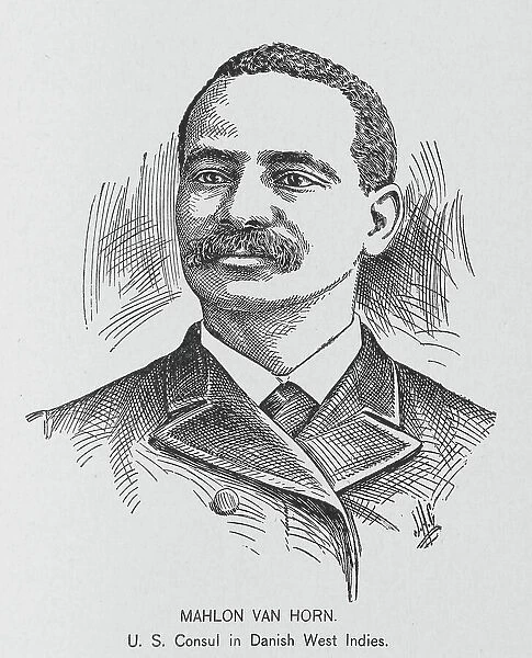 Mahlon Van Horn; U.S. Consul in Danish West Indies, 1902. Creator: J. H. Cunningham