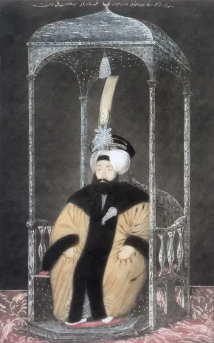 Framed Print : Mahmud II, Ottoman Emperor, 1808. Artist: John Young Framed Print : Mahmud II, Ottoman Emperor, 1808. Artist: John Young