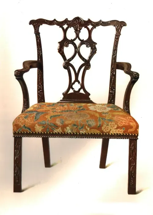 Framed Print : Mahogany chair, 1906. Artist: Shirley Slocombe Framed Print : Mahogany chair, 1906. Artist: Shirley Slocombe