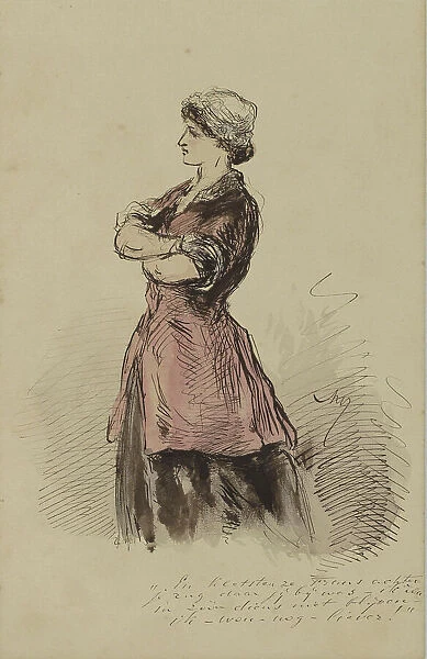 Maid, c.1854-c.1887. Creator: Alexander Ver Huell