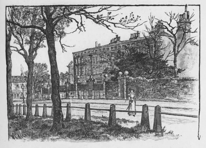 Framed Print : Maid of Honour Row, Richmond, 1890. Artist: W. C. Keene Framed Print : Maid of Honour Row, Richmond, 1890. Artist: W. C. Keene