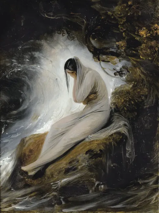Framed Print : The Maidens Lament (Plaintes de la jeune fille), 1830s Framed Print : The Maidens Lament (Plaintes de la jeune fille), 1830s