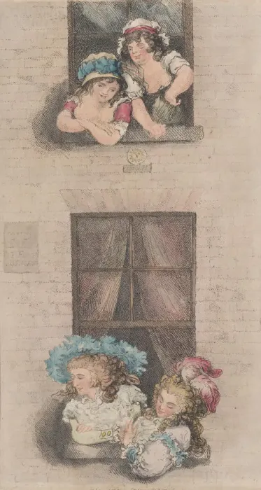 Framed Print : Maids and Mistresses, December 1, 1791. December 1, 1791. Creator: Thomas Rowlandson Framed Print : Maids and Mistresses, December 1, 1791. December 1, 1791. Creator: Thomas Rowlandson