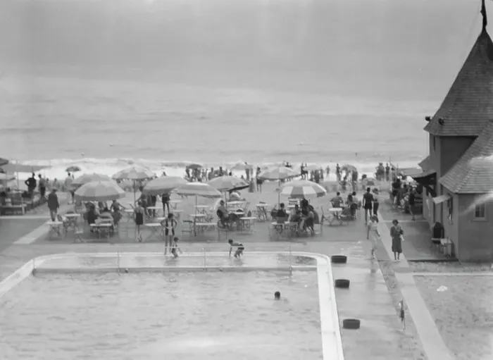 Framed Print : Maidstone Club, 1932. Creator: Arnold Genthe Framed Print : Maidstone Club, 1932. Creator: Arnold Genthe