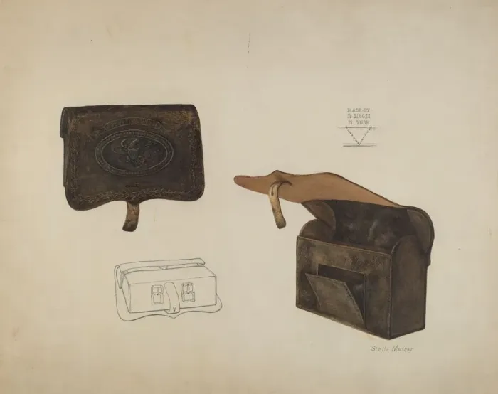 Framed Print : Mail Pouch, c. 1942. Creator: Stella Mosher Framed Print : Mail Pouch, c. 1942. Creator: Stella Mosher