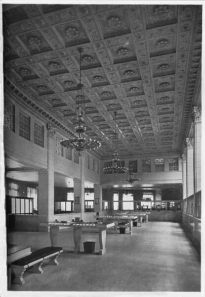 Main Banking Room, Security Bank of Chicago, Illinois, 1926