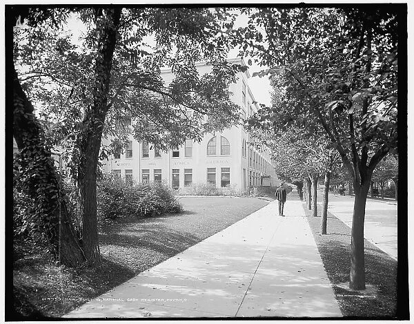 Main building, National Cash Register, Dayton, Ohio, c1902. Creator: William H. Jackson