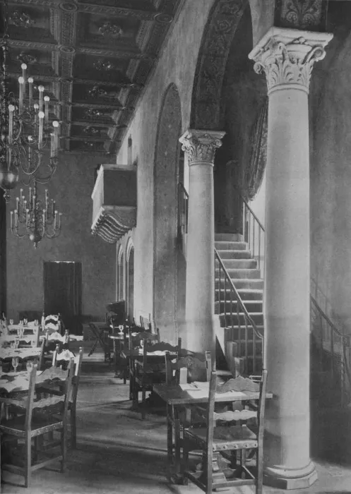 Framed Print : Detail of main dining room, University Club Building, Los Angeles, California, 1923 Framed Print : Detail of main dining room, University Club Building, Los Angeles, California, 1923