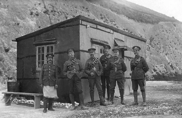 Main guard, Royal naval depot, Fleet House and Archcliffe Fort, Dover, c1916