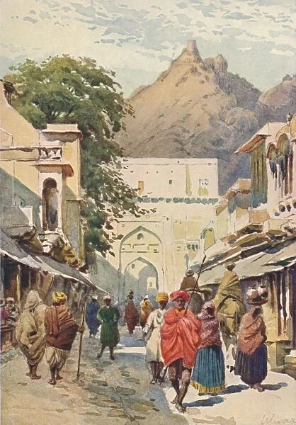 The Main Street of Alwar, c1880 (1905). Artist: Alexander Henry Hallam Murray