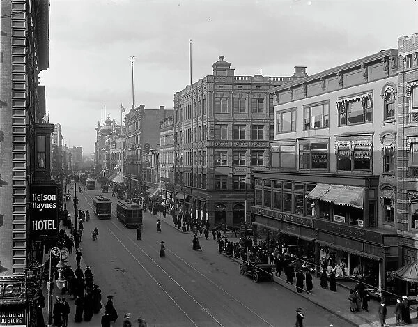 Main Street, Springfield, Mass. c.between 1910 and 1920. Creator: Unknown