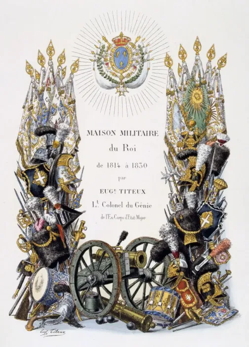 Framed Print : Main Title Page, 1814-1830. Artist: Eugene Titeux Framed Print : Main Title Page, 1814-1830. Artist: Eugene Titeux
