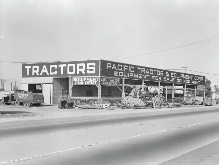 Framed Print : Along the main travel artery through San Joaquin Valley, California, U.S. 99, 1938. Creator: Dorothea Lange Framed Print : Along the main travel artery through San Joaquin Valley, California, U.S. 99, 1938. Creator: Dorothea Lange