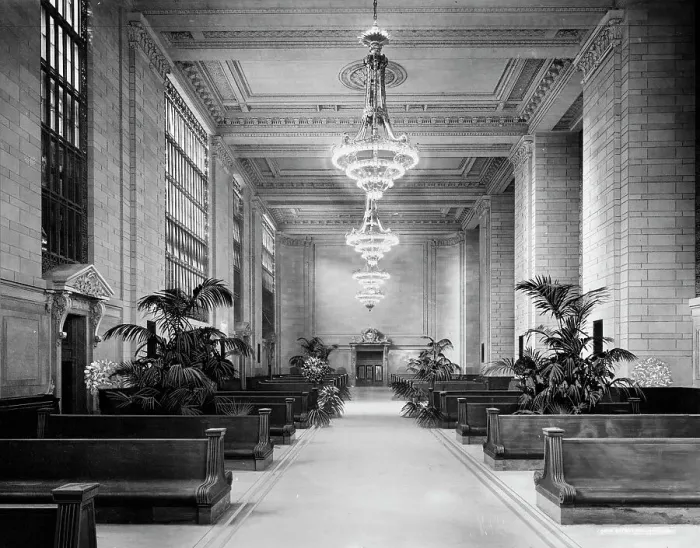 Framed Print : Main waiting room, Grand Central Terminal, N.Y. Central Lines, New York, c.between 1910 and 1920. Creator: Unknown Framed Print : Main waiting room, Grand Central Terminal, N.Y. Central Lines, New York, c.between 1910 and 1920. Creator: Unknown
