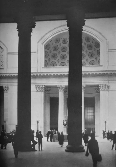 Framed Print : Main waiting room from the ticket lobby, Chicago Union Station, Illinois, 1926 Framed Print : Main waiting room from the ticket lobby, Chicago Union Station, Illinois, 1926