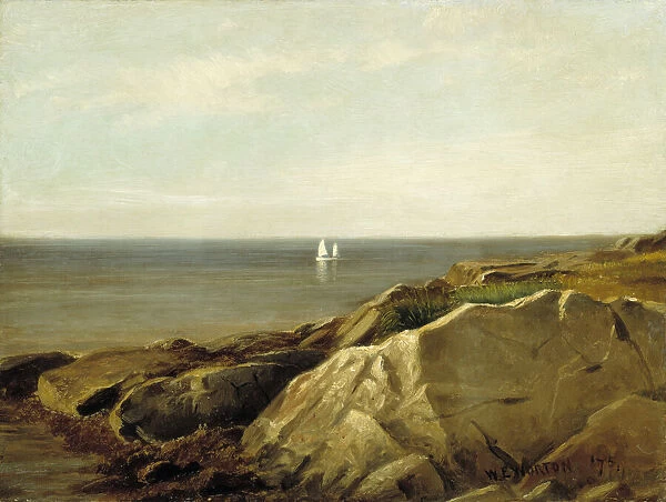 Maine Coast, 1875. Creator: William E. Norton
