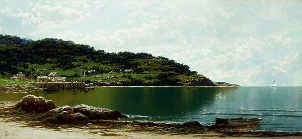 Along the Maine Coast (image 1 of 2), c1885. Creator: Alfred Thompson Bricher