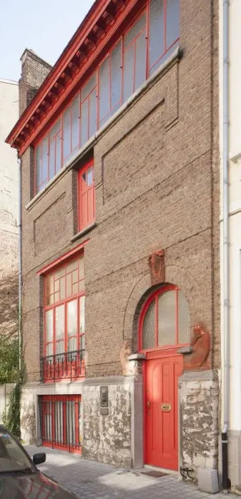 Framed Print : Maison-Atelier Emile Fabry, 6 Rue du College Saint-Michel, (1902), c2014-2017. Artist Framed Print : Maison-Atelier Emile Fabry, 6 Rue du College Saint-Michel, (1902), c2014-2017. Artist