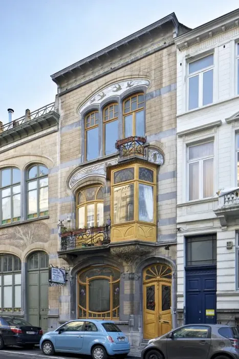 Framed Print : Maison-Atelier Louise de Hem, 15-17 Rue Darwin, Brussels, Belgium, (1902-1905), c2014-c2017 Framed Print : Maison-Atelier Louise de Hem, 15-17 Rue Darwin, Brussels, Belgium, (1902-1905), c2014-c2017