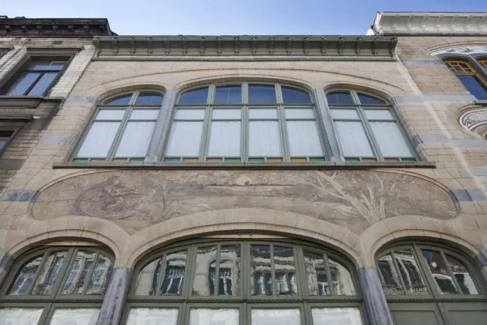 Framed Print : Maison-Atelier Louise de Hem, 15-17 Rue Darwin, Brussels, Belgium, (1902-1905), c2014-c2017 Framed Print : Maison-Atelier Louise de Hem, 15-17 Rue Darwin, Brussels, Belgium, (1902-1905), c2014-c2017