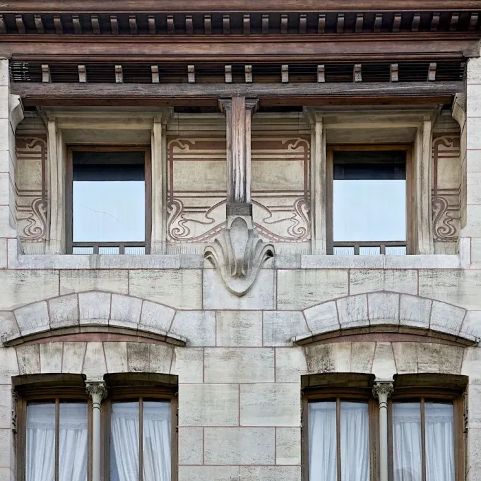 Framed Print : Maison Autrique, 206 Chausee de Heacht, Brussels, Belgium, (1893), c2014-2017. Artist Framed Print : Maison Autrique, 206 Chausee de Heacht, Brussels, Belgium, (1893), c2014-2017. Artist