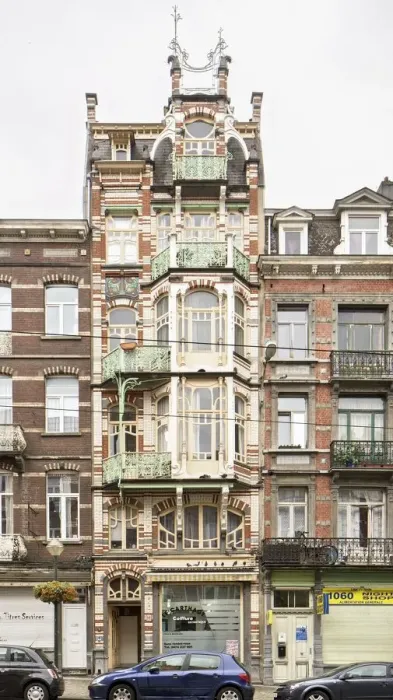 Framed Print : Maison de Beck, 9 Avenue Paul Dejaer, Brussels, Belgium, (1905), c2014-c2017. Artist Framed Print : Maison de Beck, 9 Avenue Paul Dejaer, Brussels, Belgium, (1905), c2014-c2017. Artist