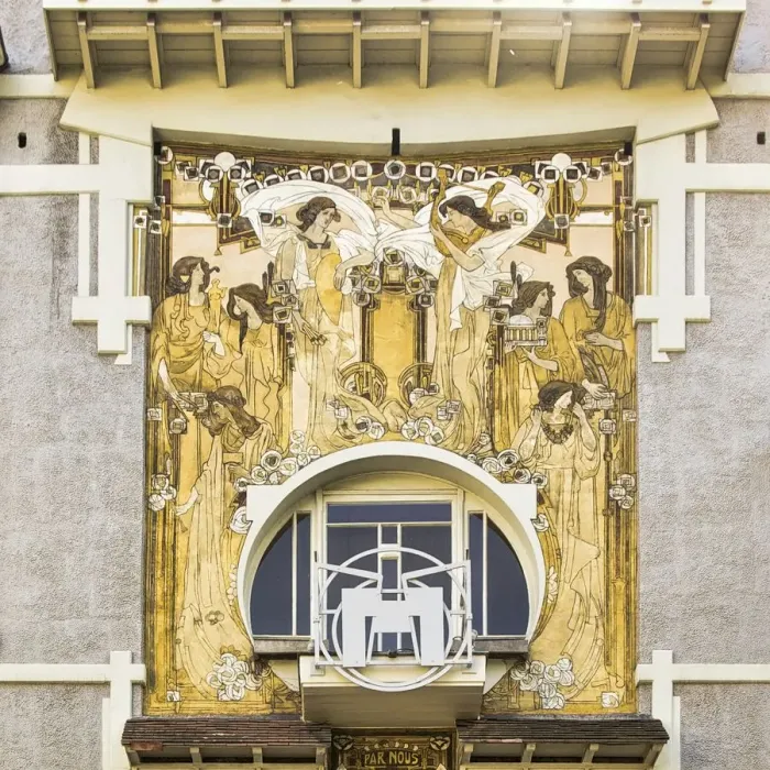 Framed Print : Maison Cauchie, Brussels, Belgium, c2014-2017. Artist: Alan John Ainsworth Framed Print : Maison Cauchie, Brussels, Belgium, c2014-2017. Artist: Alan John Ainsworth