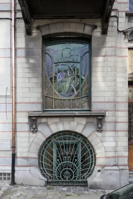 Framed Print : Maison Jaspar, 32-34 Rue Andre Van Hasselt, (1900), c2014-2017. Artist: Alan John Ainsworth Framed Print : Maison Jaspar, 32-34 Rue Andre Van Hasselt, (1900), c2014-2017. Artist: Alan John Ainsworth