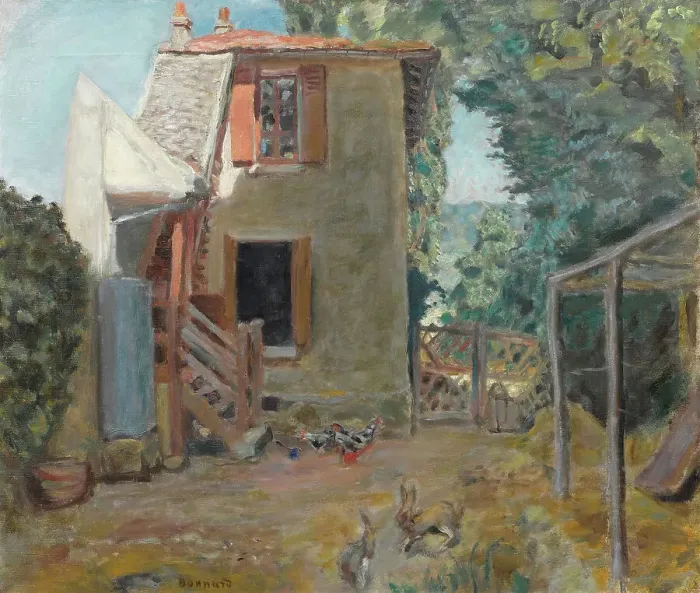 Framed Print : Maison de la Mère du Peintre Roussel à L'Étang-La-Ville, c. 1903. Creator: Bonnard, Pierre (1867-1947) Framed Print : Maison de la Mère du Peintre Roussel à L'Étang-La-Ville, c. 1903. Creator: Bonnard, Pierre (1867-1947)